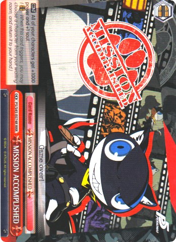 MISSION ACCOMPLISHED (P5/S45-E074R RRR) [Persona 5] | Cracking-Singles