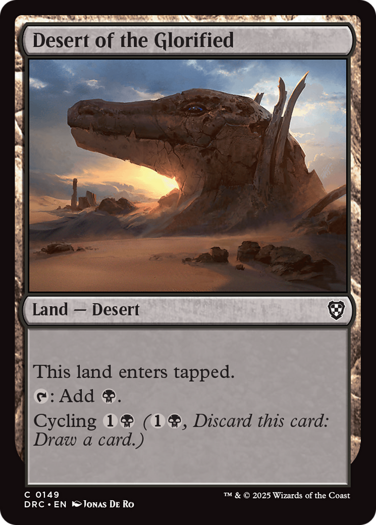 Desert of the Glorified [Aetherdrift Commander] | Cracking-Singles