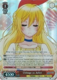 Chitoge as Juliet (NK/W30-E055S SR) [NISEKOI -False Love-] | Cracking-Singles