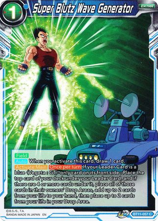 Super Blutz Wave Generator (BT11-057) [Vermilion Bloodline 2nd Edition] | Cracking-Singles