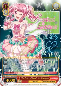 "The Fruits of Labor" Aya Maruyama (BD/W63-E049SSP SSP) [BanG Dream! Girls Band Party! Vol.2] | Cracking-Singles