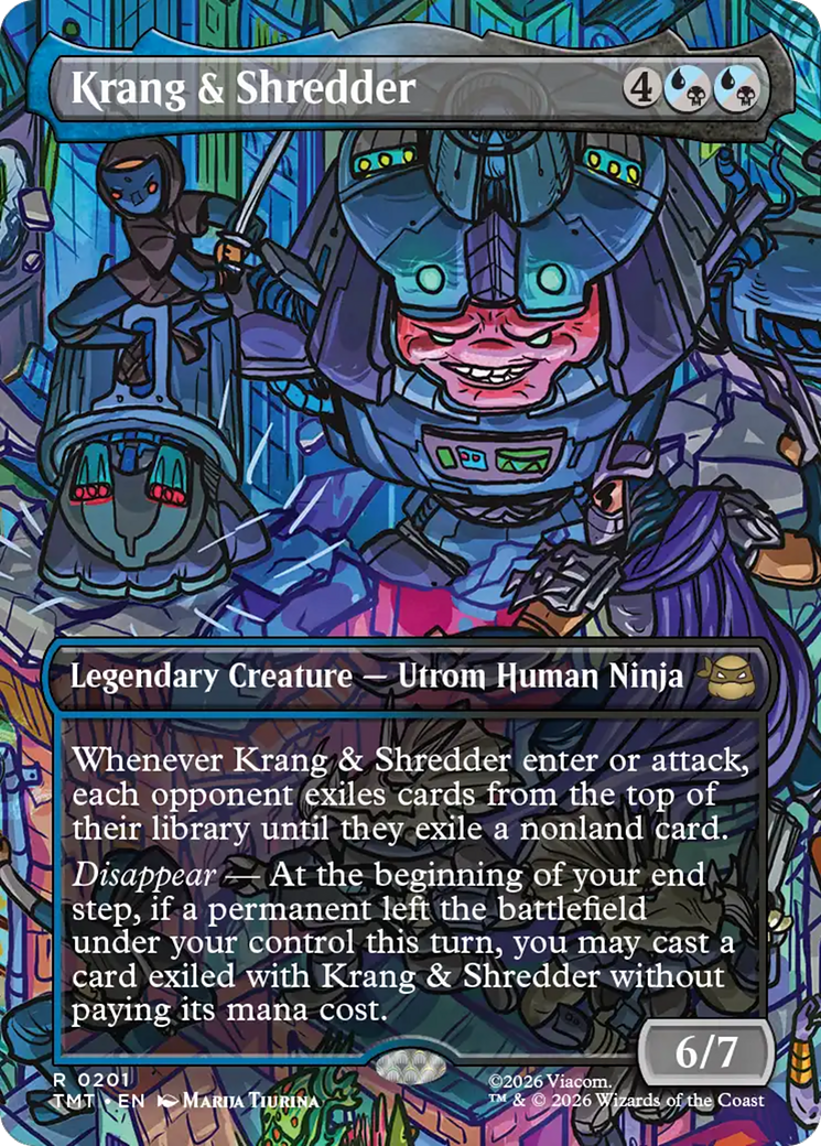Krang & Shredder (Borderless) [Teenage Mutant Ninja Turtles] | Cracking-Singles