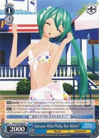 Hatsune Miku"Polka Dot Bikini" (PD/S22-E082 R) [Hatsune Miku -Project DIVA- f] | Cracking-Singles