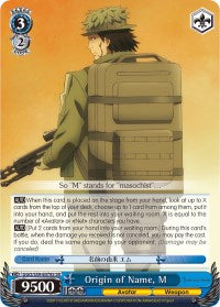 Origin of Name, M (GGO/S59-E078S SR) [Gun Gale Online] | Cracking-Singles