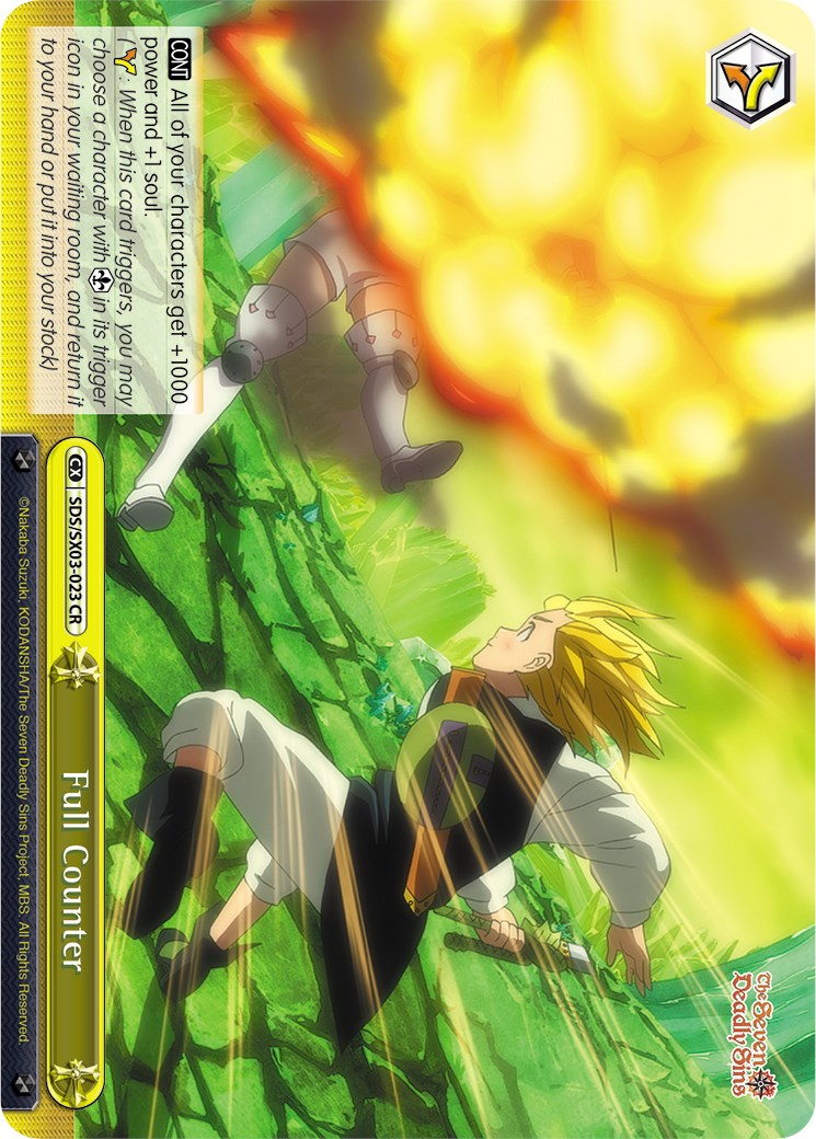 Full Counter (SDS/SX03-023 CR) [The Seven Deadly Sins] | Cracking-Singles