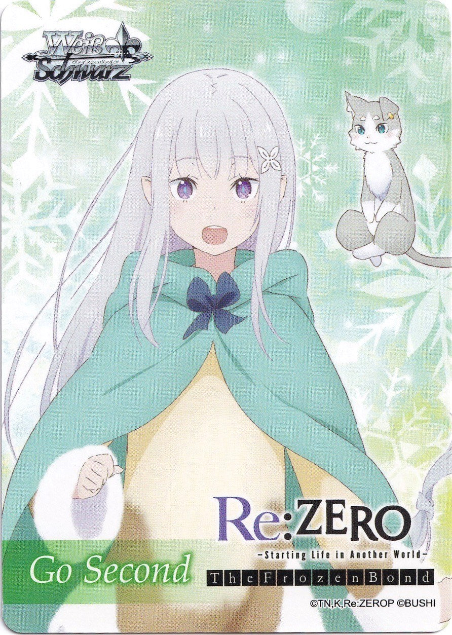 Go Second Card - Contractor and Spirit, Emilia & Puck [Re:ZERO: The Frozen Bond] | Cracking-Singles