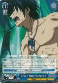 Gray's Determination (FT/EN-S02-083 U) [Fairy Tail ver.E] | Cracking-Singles