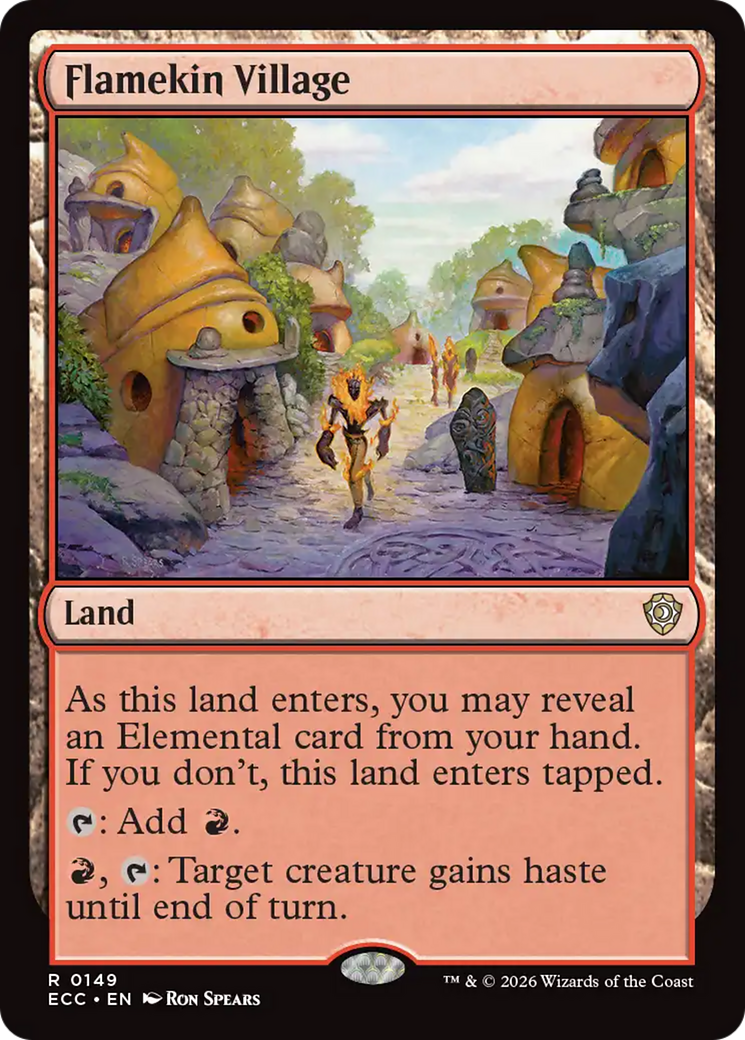 Flamekin Village [Lorwyn Eclipsed Commander] | Cracking-Singles