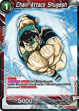 Chain Attack Shugesh (Uncommon) (BT13-008) [Supreme Rivalry] | Cracking-Singles