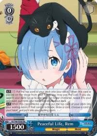 Peaceful Life, Rem (RZ/S46-E058 RR) [Re:ZERO] | Cracking-Singles