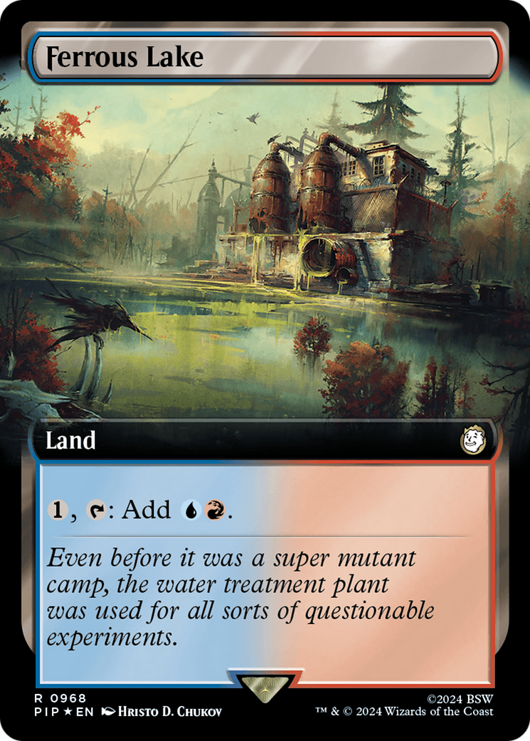 Ferrous Lake (Extended Art) (Surge Foil) [Fallout] | Cracking-Singles