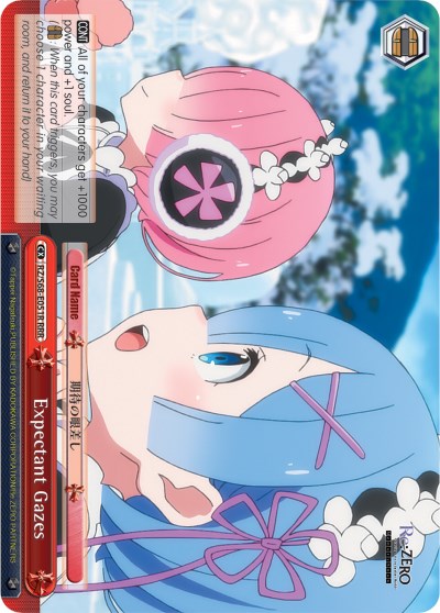 Expectant Gazes (RZ/S68-E051R RRR) [Re:ZERO Memory Snow] | Cracking-Singles