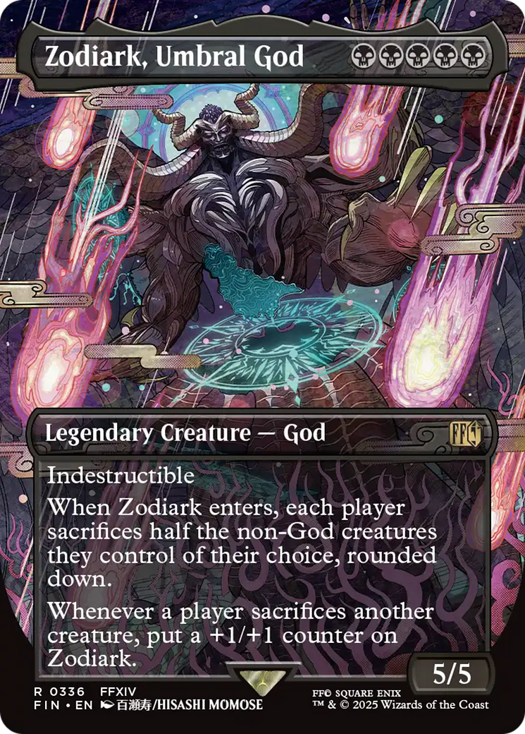 Zodiark, Umbral God (Borderless) [FINAL FANTASY] | Cracking-Singles