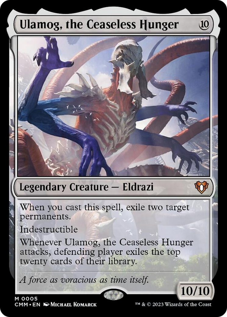 Ulamog, the Ceaseless Hunger [Commander Masters] | Cracking-Singles