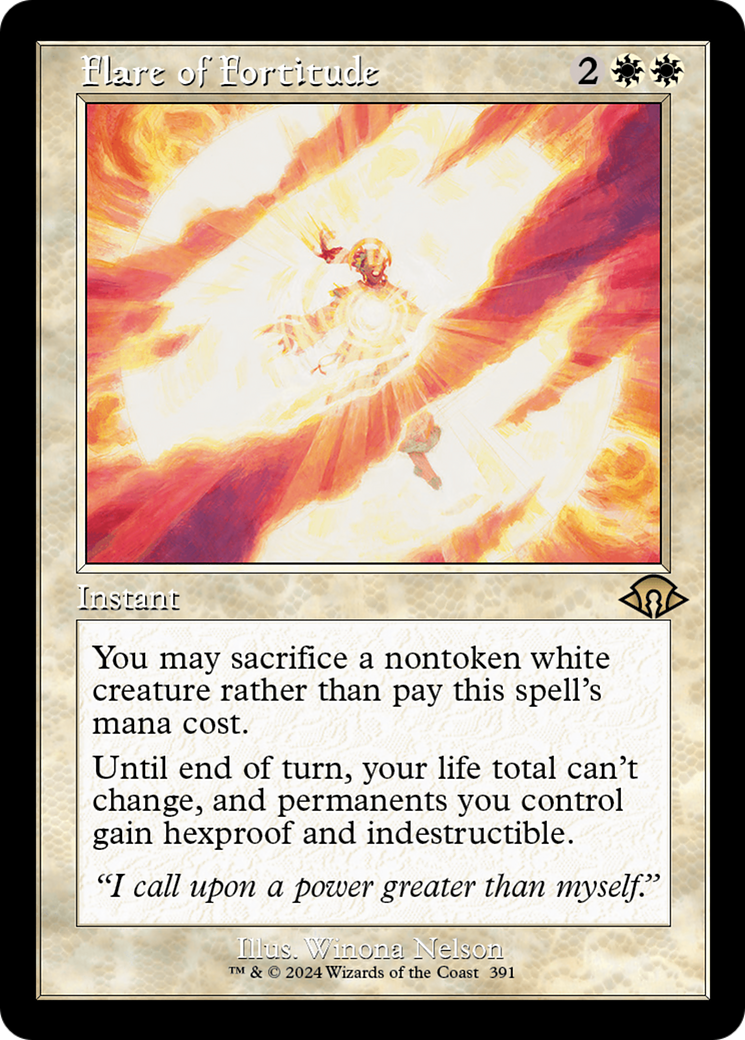 Flare of Fortitude (Retro) [Modern Horizons 3] | Cracking-Singles