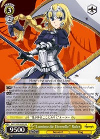 "Luminosite Eternelle" Ruler (APO/S53-E002 RR) [Fate/Apocrypha] | Cracking-Singles
