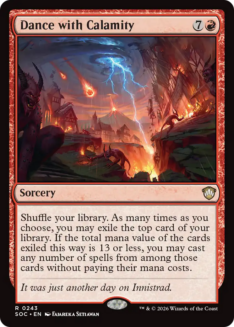 Dance with Calamity [Secrets of Strixhaven Commander] | Cracking-Singles