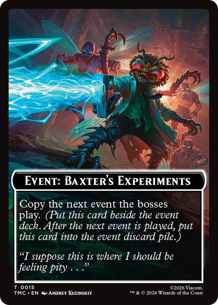 Event: Baxter's Experiments [Teenage Mutant Ninja Turtles Commander Tokens] | Cracking-Singles
