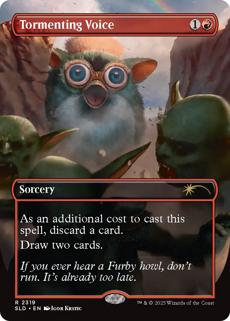 Tormenting Voice (Rainbow Foil) [Secret Lair Drop Series] | Cracking-Singles