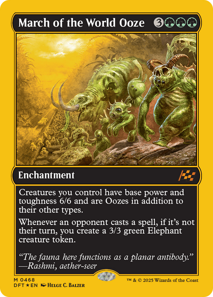 March of the World Ooze (First-Place Foil) [Aetherdrift] | Cracking-Singles
