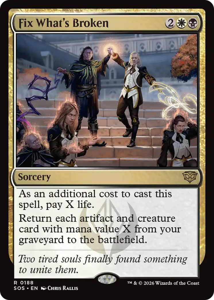 Fix What's Broken [Secrets of Strixhaven] | Cracking-Singles