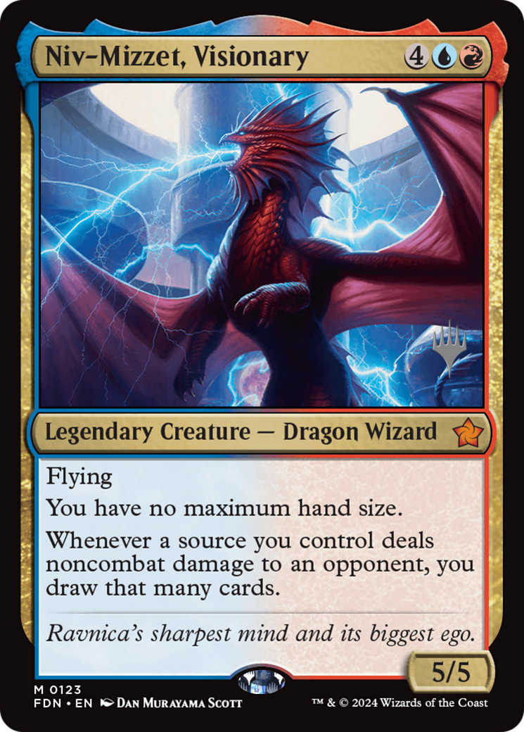 Niv-Mizzet, Visionary (Promo Pack) [Foundations Promos] | Cracking-Singles