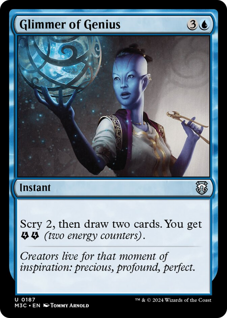 Glimmer of Genius [Modern Horizons 3 Commander] | Cracking-Singles