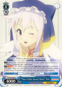 "Our Little Secret Here" Eris (KS/W55-E087 U) [KonoSuba 2] | Cracking-Singles