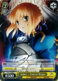 Saber - End of Reign (FZ/S17-E009 R) [Fate/Zero] | Cracking-Singles