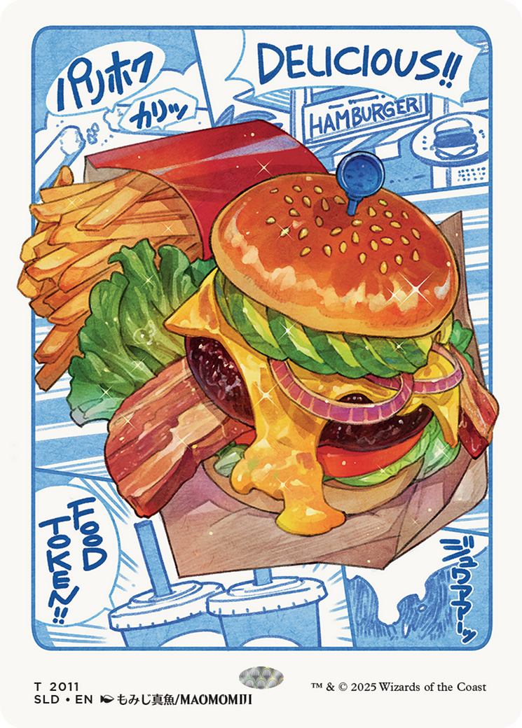 Food Token (2011) (Rainbow Foil) [Secret Lair Drop Series] | Cracking-Singles