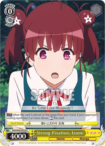 Strong Fixation, Izumi [Saekano: How to Raise a Boring Girlfriend] | Cracking-Singles