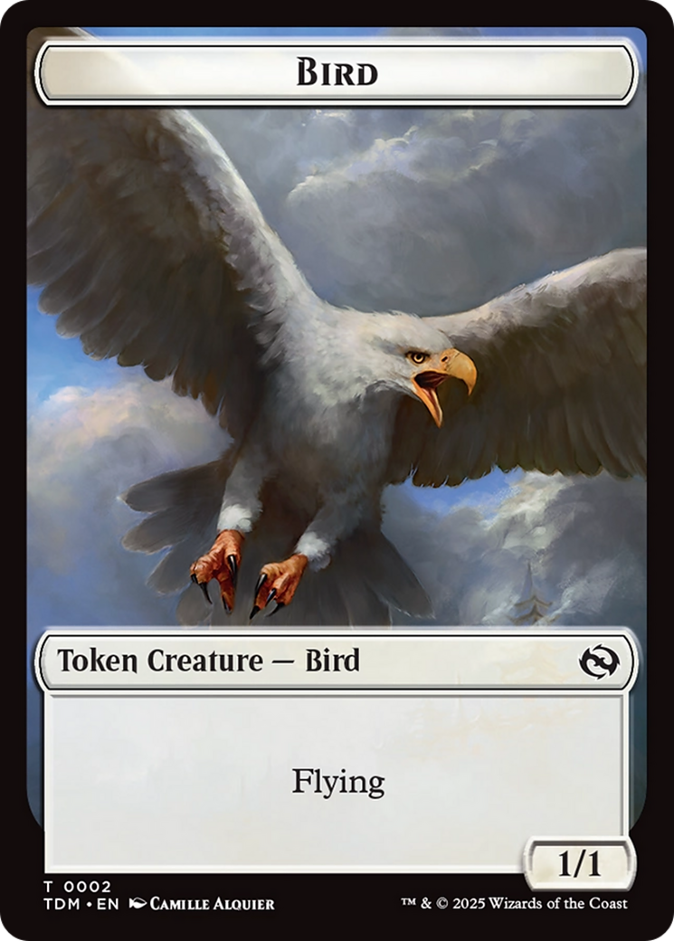 Inkling // Bird Double-Sided Token [Tarkir: Dragonstorm Commander Tokens] | Cracking-Singles