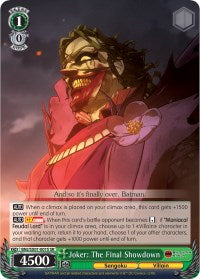 Joker: The Final Showdown (BNJ/SX01-001S SR) [Batman Ninja] | Cracking-Singles