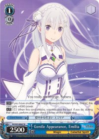 Gentle Appearance, Emilia (RZ/S55-E067 R) [Re:ZERO Vol.2] | Cracking-Singles