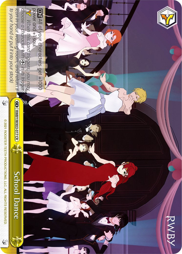 School Dance (RWBY/WX03-017 CR) [RWBY] | Cracking-Singles