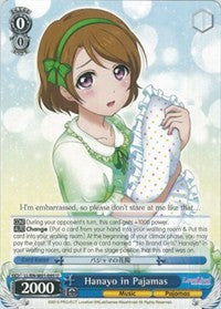Hanayo in Pajamas (LL/EN-W01-095 U) [Love Live! DX] | Cracking-Singles