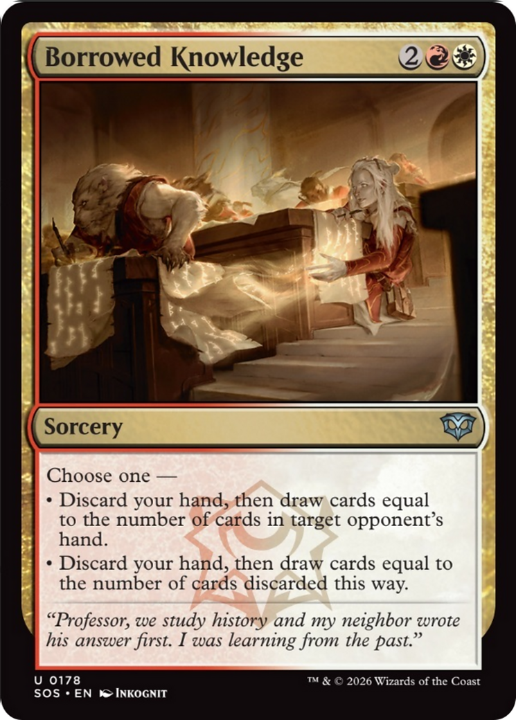 Borrowed Knowledge [Secrets of Strixhaven] | Cracking-Singles