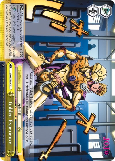Golden Experience (JJ/S66-TE09 TD) [JoJo's Bizarre Adventure: Golden Wind] | Cracking-Singles