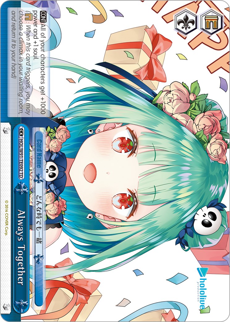 Always Together (HOL/W91-TE092 TD) [hololive production] | Cracking-Singles