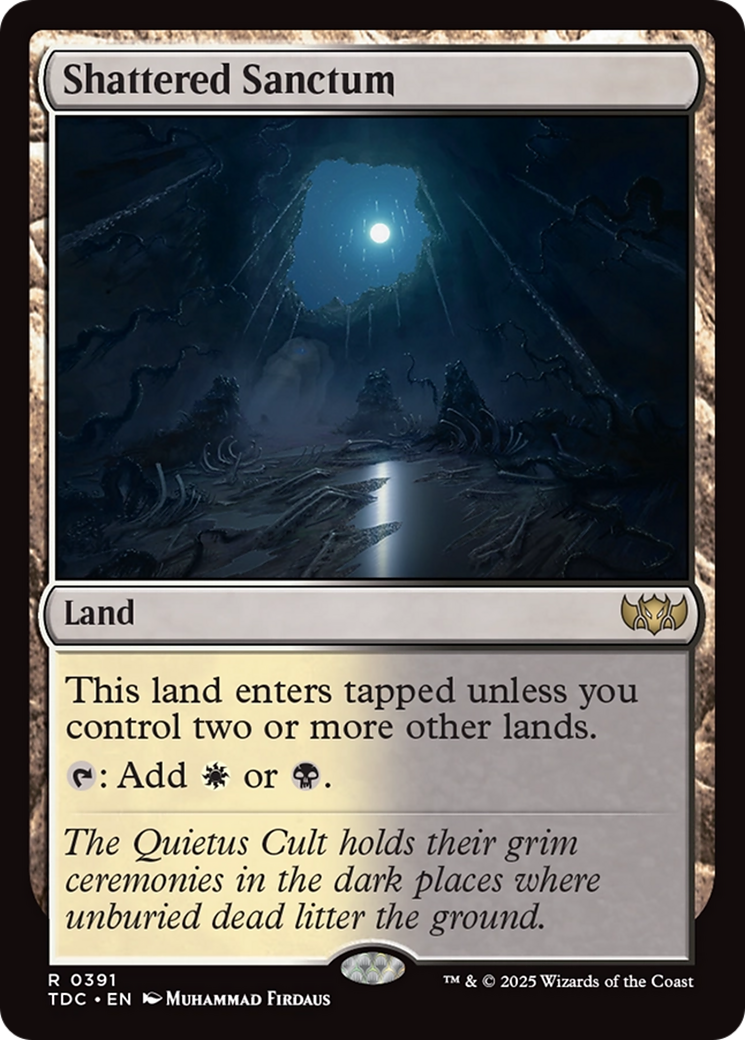 Shattered Sanctum [Tarkir: Dragonstorm Commander] | Cracking-Singles