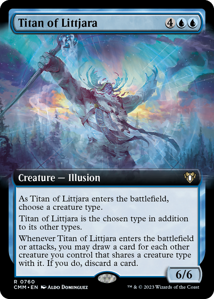 Titan of Littjara (Extended Art) [Commander Masters] | Cracking-Singles