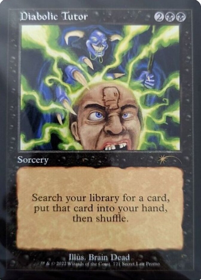 Diabolic Tutor (Retro) [Secret Lair Drop Promos] | Cracking-Singles