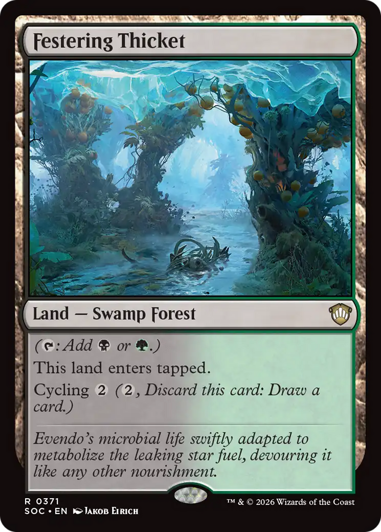 Festering Thicket [Secrets of Strixhaven Commander] | Cracking-Singles