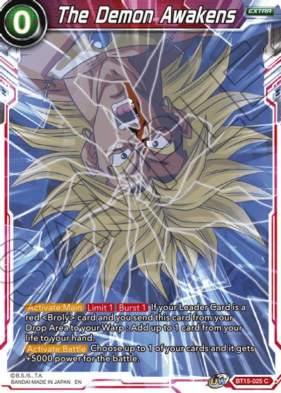 The Demon Awakens (BT15-025) [Saiyan Showdown] | Cracking-Singles