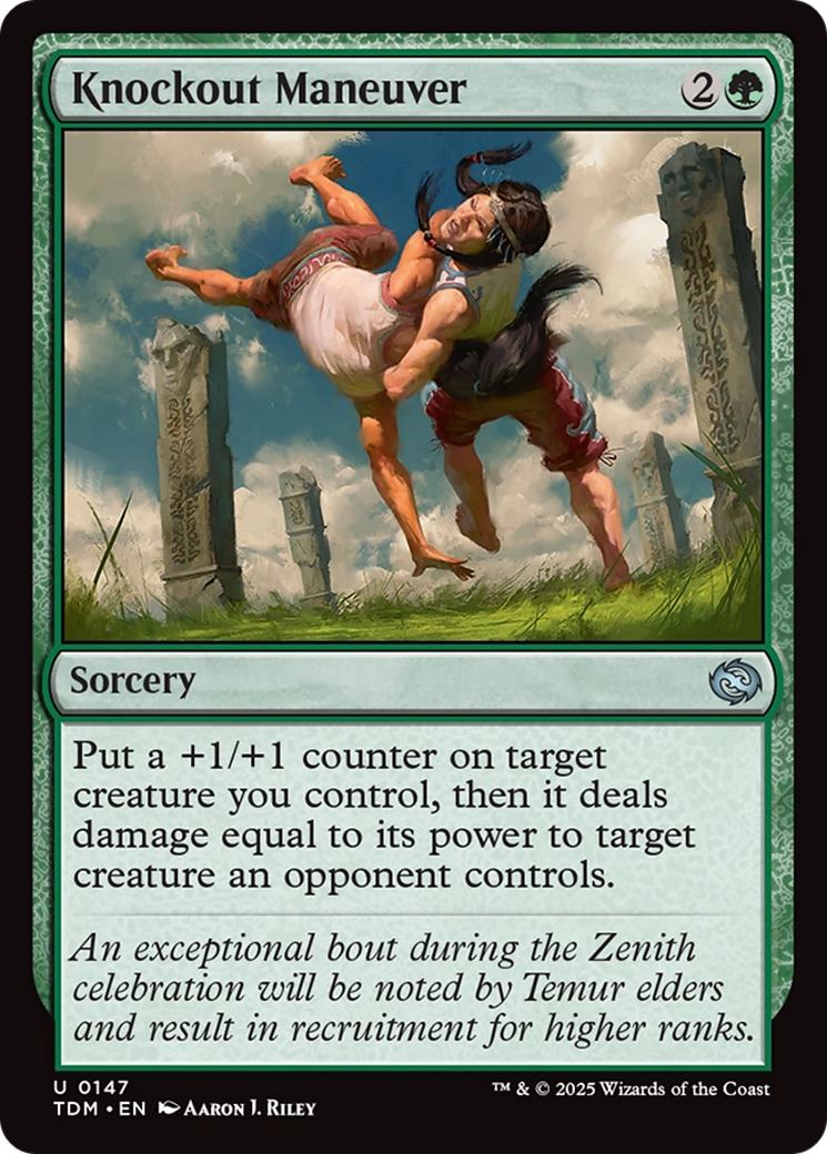 Knockout Maneuver [Tarkir: Dragonstorm] | Cracking-Singles
