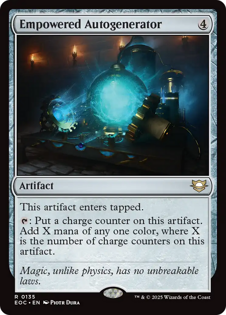 Empowered Autogenerator [Edge of Eternities Commander] | Cracking-Singles