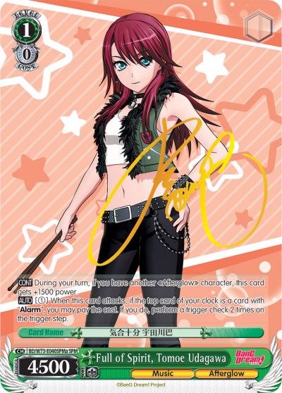 Full of Spirit, Tomoe Udagawa (BD/W73-E040SPMa) [BanG Dream! Vol.2] | Cracking-Singles