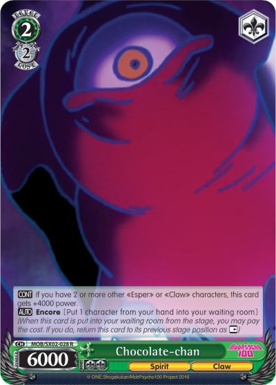 Chocolate-chan (MOB/SX02-028 R) [Mob Psycho 100] | Cracking-Singles