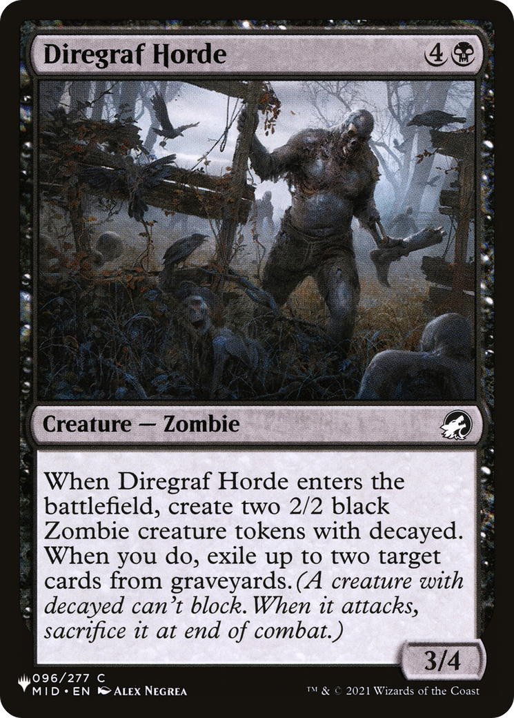 Diregraf Horde [The List] | Cracking-Singles