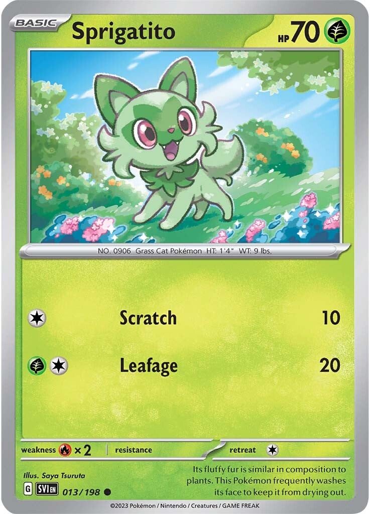 Sprigatito (013/198) [Scarlet & Violet: Base Set] | Cracking-Singles